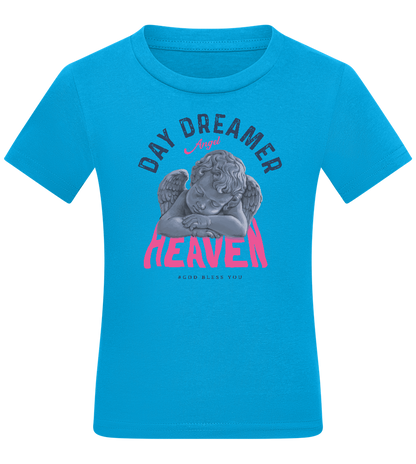 Day Dreamer Design - Comfort kids fitted t-shirt_TURQUOISE_front