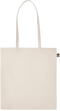 Essential ecru organic cotton tote bag_BEIGE_front