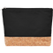 Cork & Cotton Cosmetic Bag_BLACK_front