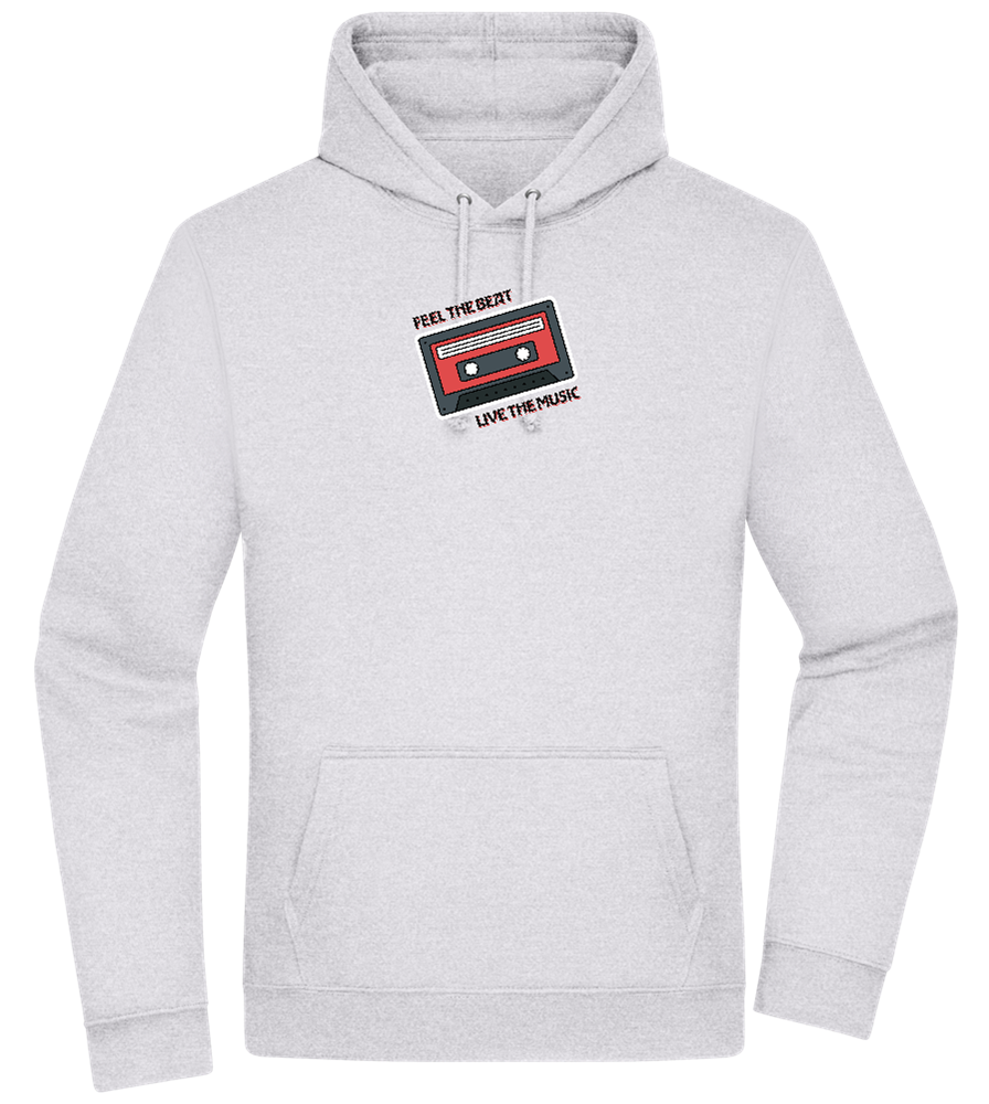 Feel the Beat Design - Premium Essential Unisex Hoodie_ORION GREY II_front