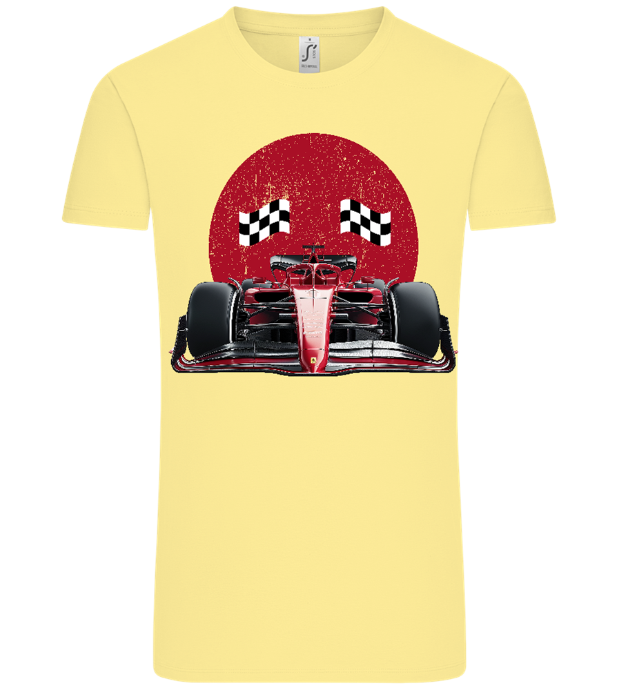 Speed Demon Design - Comfort Unisex T-Shirt_AMARELO CLARO_front