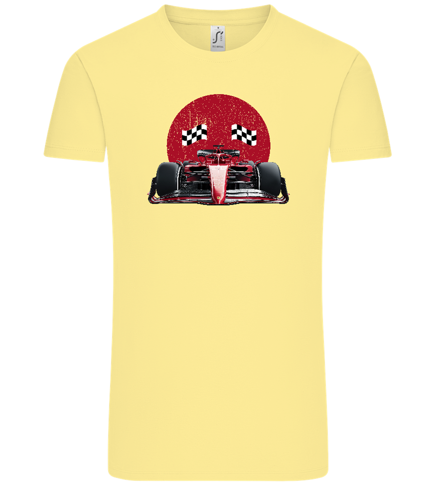 Speed Demon Design - Comfort Unisex T-Shirt_AMARELO CLARO_front