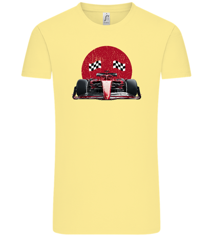 Speed Demon Design - Comfort Unisex T-Shirt_AMARELO CLARO_front