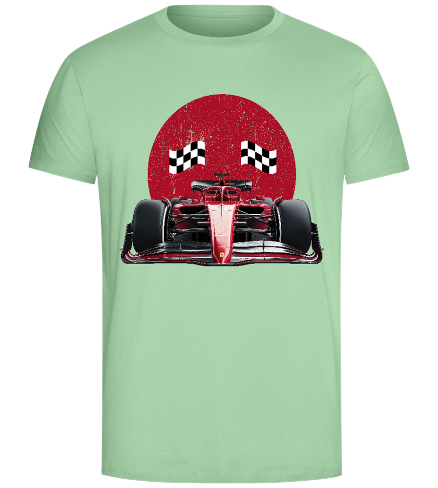 Speed Demon Design - Comfort Unisex T-Shirt_ICE GREEN_front