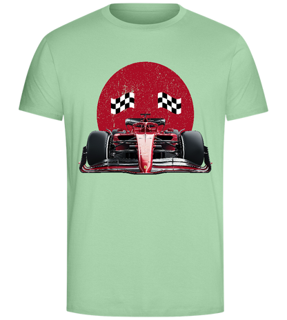 Speed Demon Design - Comfort Unisex T-Shirt_ICE GREEN_front