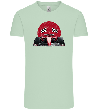 Speed Demon Design - Comfort Unisex T-Shirt_ICE GREEN_front