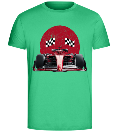 Speed Demon Design - Comfort Unisex T-Shirt_SPRING GREEN_front