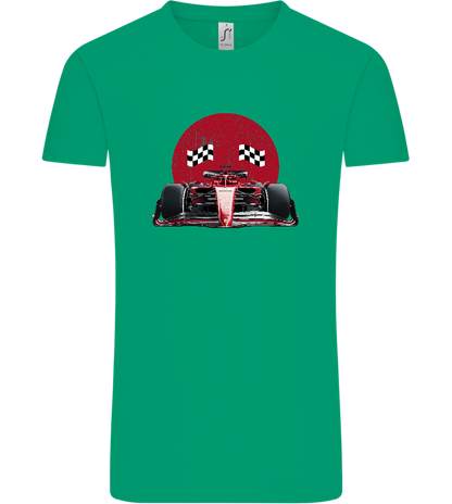 Speed Demon Design - Comfort Unisex T-Shirt_SPRING GREEN_front