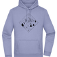 Mountain Landscape Outline Design - Premium Essential Unisex Hoodie_BLUE_front