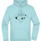 Mountain Landscape Outline Design - Premium Essential Unisex Hoodie_POOL BLUE_front