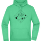 Mountain Landscape Outline Design - Premium Essential Unisex Hoodie_SPRING GREEN_front