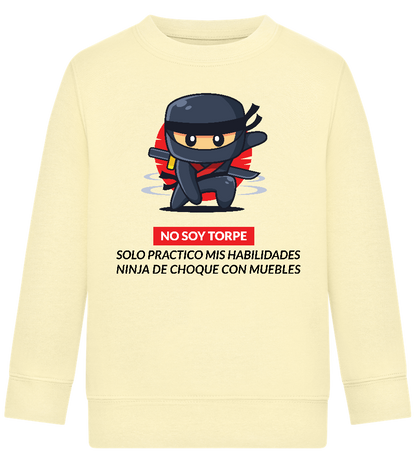 Ninja Design - Comfort Kids Sweater_AMARELO CLARO_front