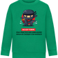 Ninja Design - Comfort Kids Sweater_MEADOW GREEN_front