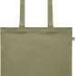 Premium colored organic canvas shopping bag_GREEN_front