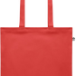 Premium colored organic canvas shopping bag_RED_front
