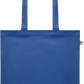 Premium colored organic canvas shopping bag_ROYAL BLUE_front