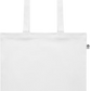 Premium colored organic canvas shopping bag_WHITE_front