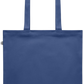 Premium colored organic canvas shopping bag_BLUE_back