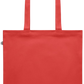 Premium colored organic canvas shopping bag_RED_back