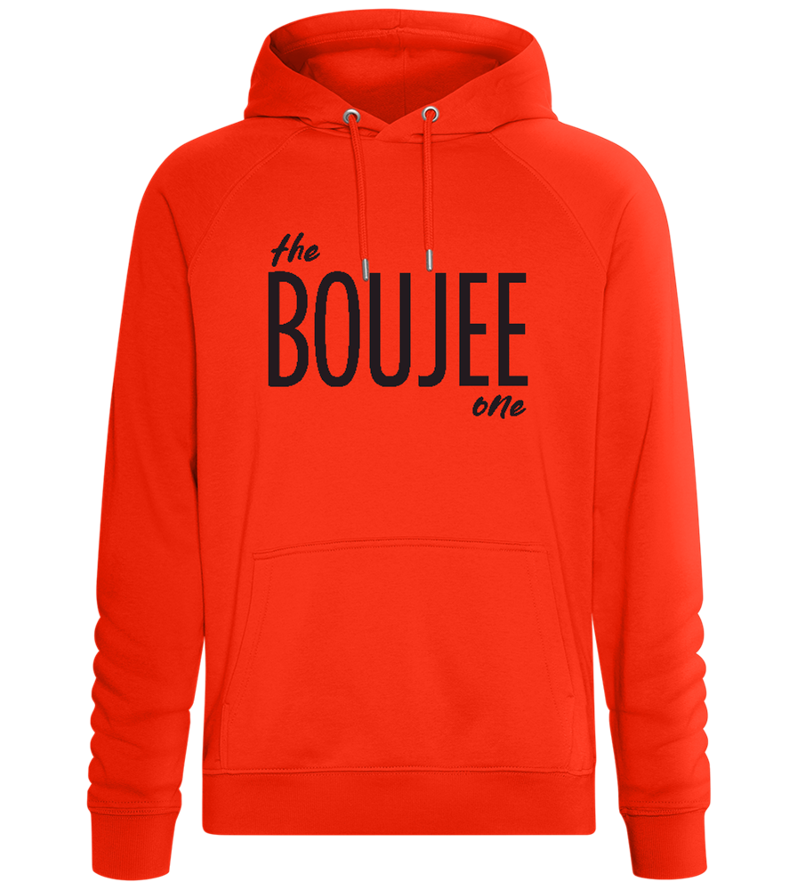 Boujee One Design - Comfort unisex hoodie_BURNT ORANGE_front