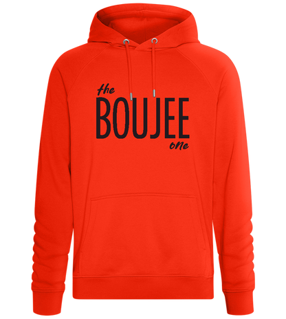 Boujee One Design - Comfort unisex hoodie_BURNT ORANGE_front