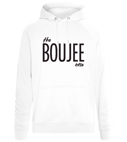 Boujee One Design - Comfort unisex hoodie_WHITE_front