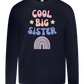 Cool Big Sister Design - Premium kids long sleeve t-shirt_FRENCH NAVY_front