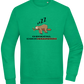 Energy Saving Mode Design - Comfort Essential Unisex Sweater_MEADOW GREEN_front