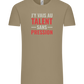 J'y Vais au Talent Sans Pression Design - Comfort Unisex T-Shirt_KHAKI_front