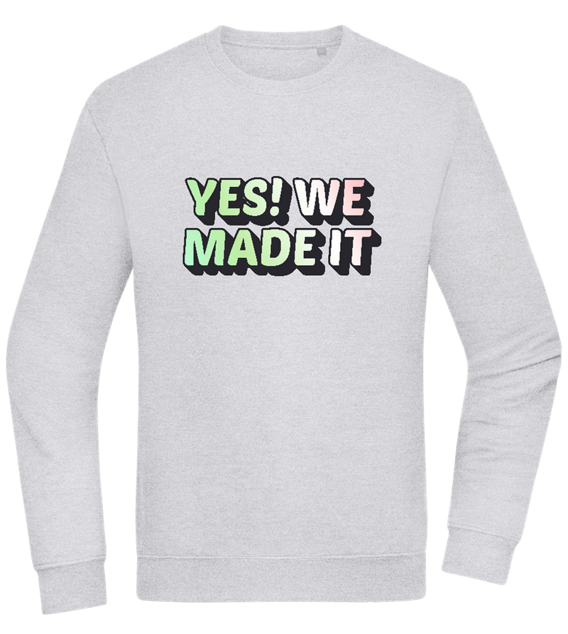 Yes! We Made It Design - Comfort Essential Unisex Sweater_ORION GREY II_front