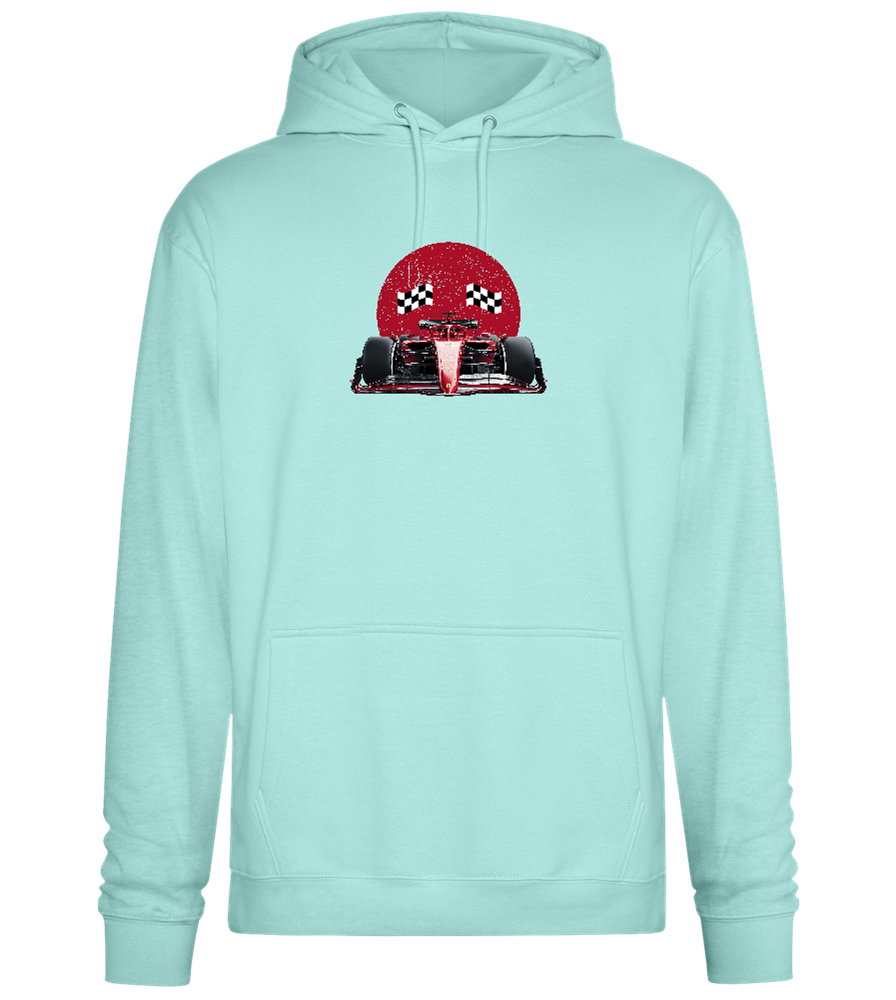 Speed Demon Design - Premium Essential Unisex Hoodie_ARCTIC BLUE_front