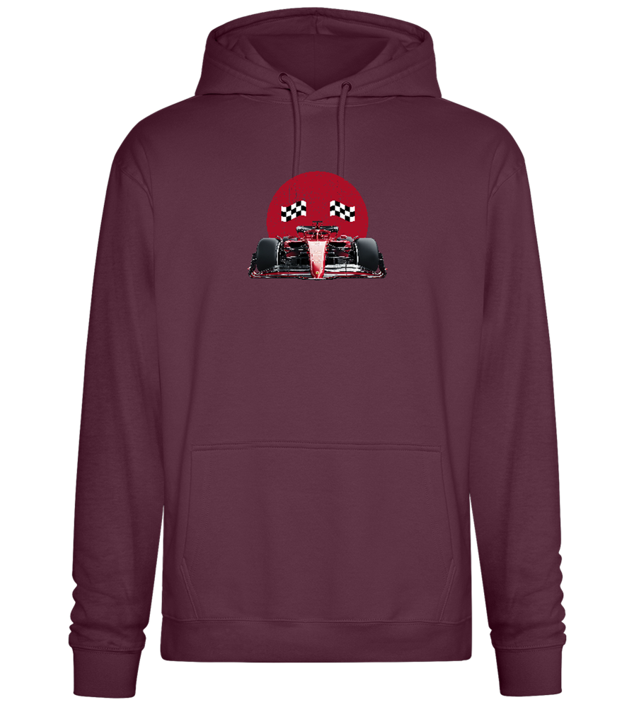 Speed Demon Design - Premium Essential Unisex Hoodie_BORDEAUX_front