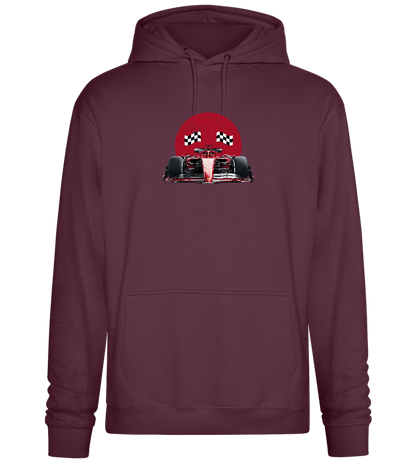 Speed Demon Design - Premium Essential Unisex Hoodie_BORDEAUX_front