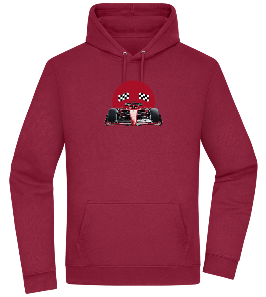 Speed Demon Design - Premium Essential Unisex Hoodie_BORDEAUX_front