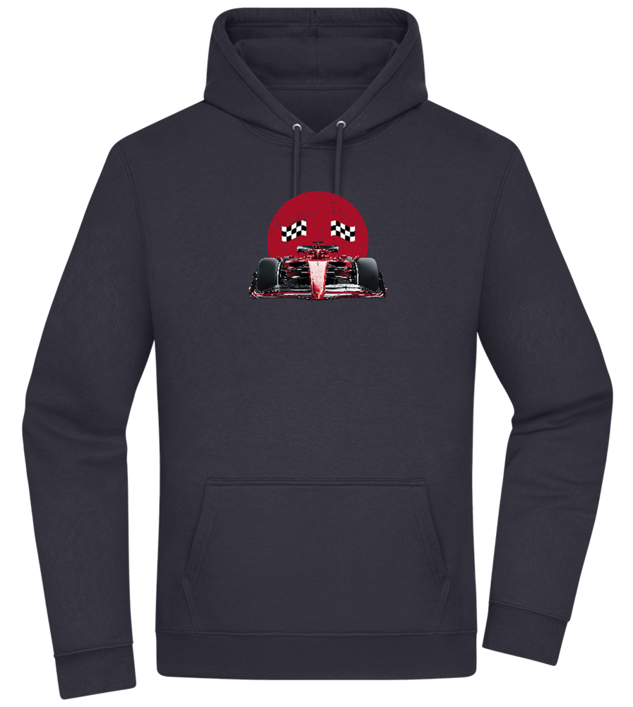 Speed Demon Design - Premium Essential Unisex Hoodie_FRENCH NAVY_front