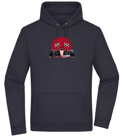 Speed Demon Design - Premium Essential Unisex Hoodie_FRENCH NAVY_front