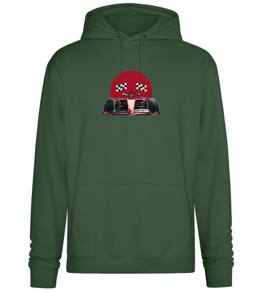 Speed Demon Design - Premium Essential Unisex Hoodie_GREEN BOTTLE_front