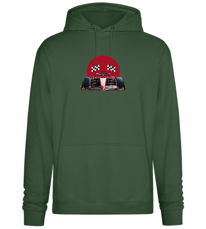 Speed Demon Design - Premium Essential Unisex Hoodie_GREEN BOTTLE_front