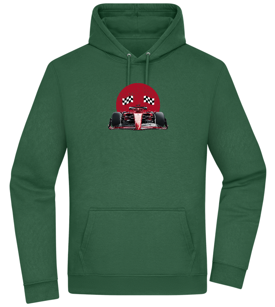 Speed Demon Design - Premium Essential Unisex Hoodie_GREEN BOTTLE_front