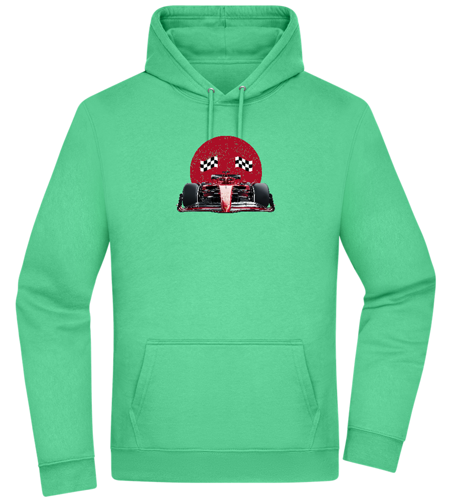 Speed Demon Design - Premium Essential Unisex Hoodie_SPRING GREEN_front