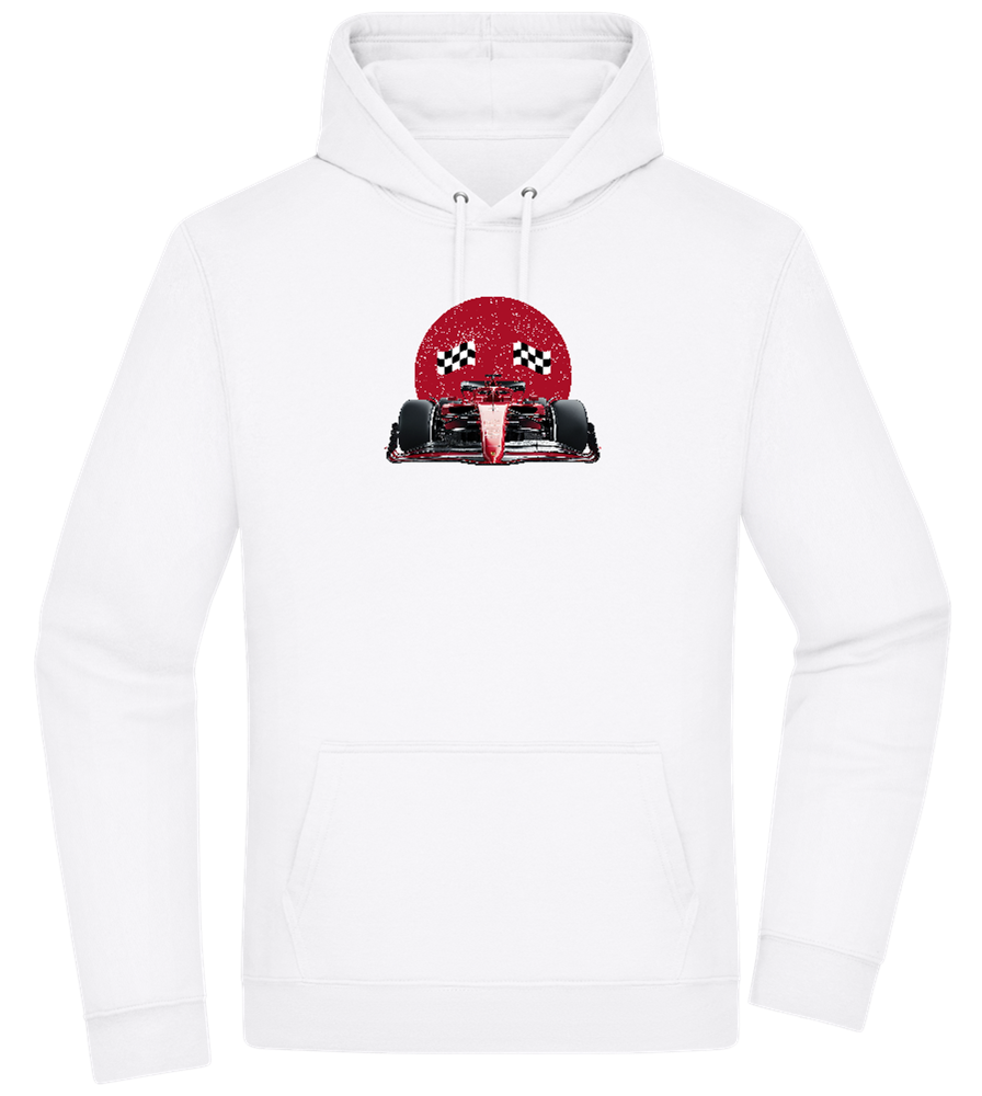 Speed Demon Design - Premium Essential Unisex Hoodie_WHITE_front