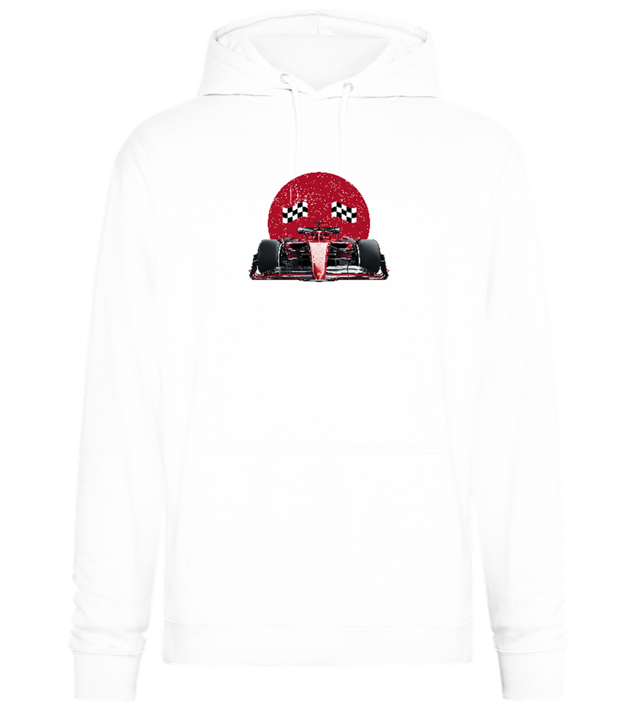 Speed Demon Design - Premium Essential Unisex Hoodie_WHITE_front