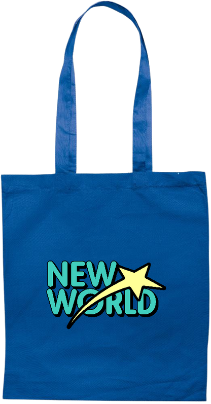 New World Design - Essential colored event tote bag_ROYAL BLUE_front