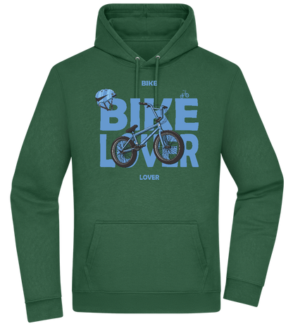 Bike Lover BMX Design - Premium Essential Unisex Hoodie_GREEN BOTTLE_front