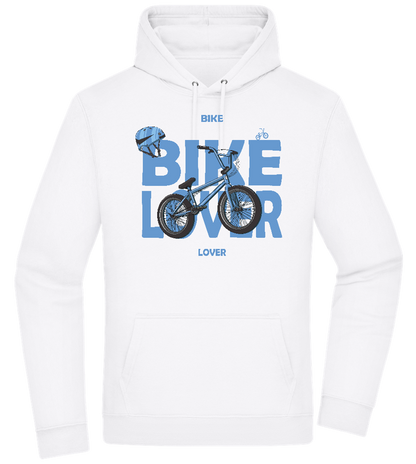 Bike Lover BMX Design - Premium Essential Unisex Hoodie_WHITE_front