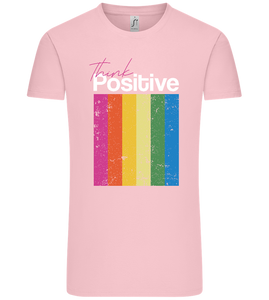 Think Positive Rainbow Design - Comfort Unisex T-Shirt