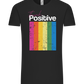 Think Positive Rainbow Design - Comfort Unisex T-Shirt_DEEP BLACK_front