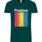 Think Positive Rainbow Design - Comfort Unisex T-Shirt_GREEN EMPIRE_front