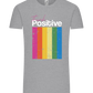 Think Positive Rainbow Design - Comfort Unisex T-Shirt_ORION GREY_front