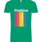 Think Positive Rainbow Design - Comfort Unisex T-Shirt_SPRING GREEN_front